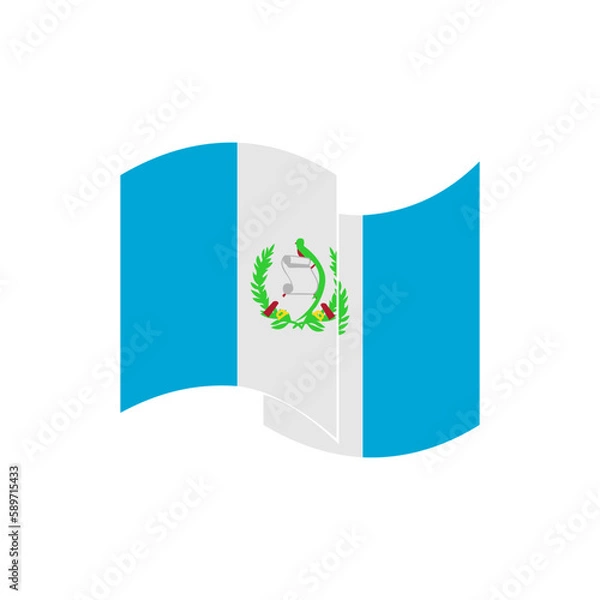 Fototapeta Guatemala flags icon set, Guatemala independence day icon set vector sign symbol
