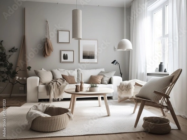 Fototapeta modern living room