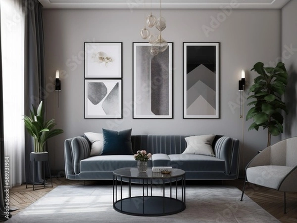 Fototapeta modern living room