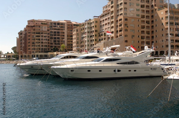 Obraz monaco harbour