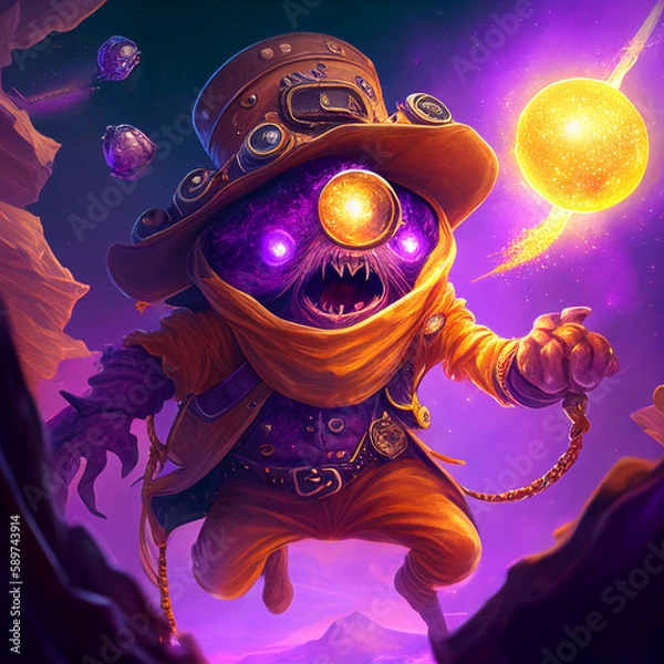 Fototapeta alien wanderer generative ai