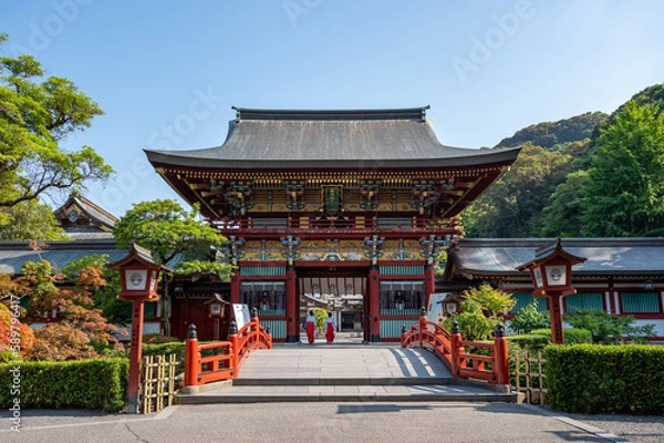 Obraz 日本の佐賀県の祐徳稲荷神社