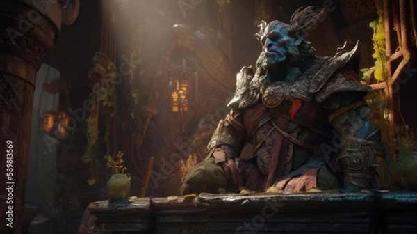 Obraz Monster thinking