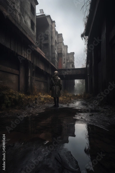 Obraz Abandoned city