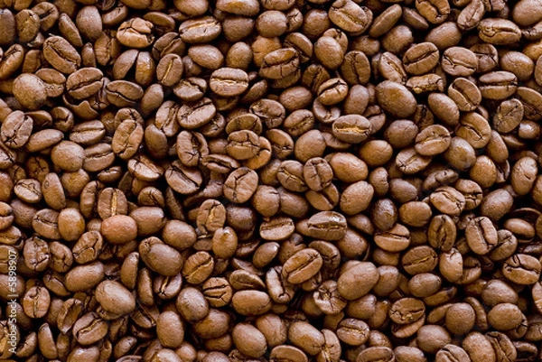 Fototapeta Coffee beans background