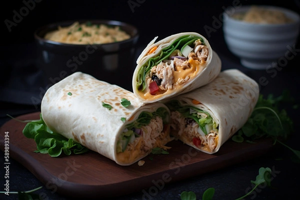 Obraz three wraps, Generative AI