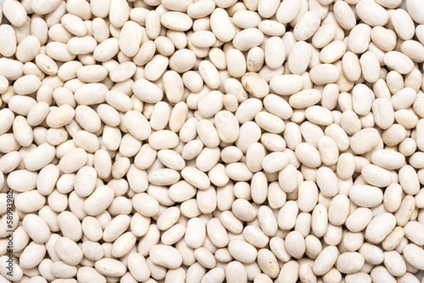 Obraz Zamknij białą fasolę