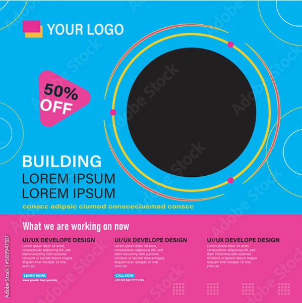 Obraz social media post design