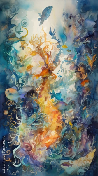 Obraz fish in the water