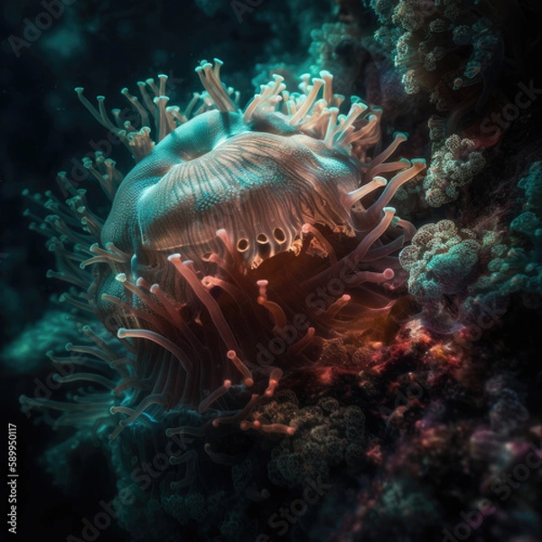 Obraz giant moray eel