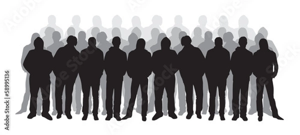 Obraz Boys silhouettes