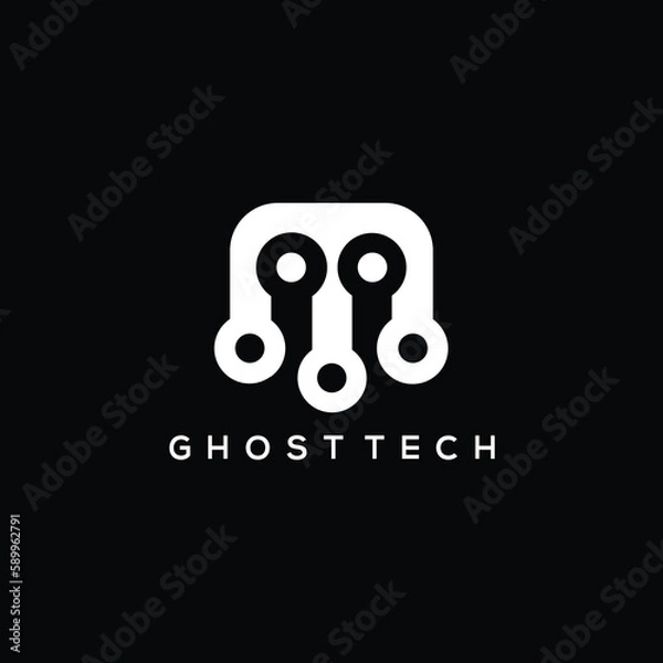 Obraz ghost tech logo