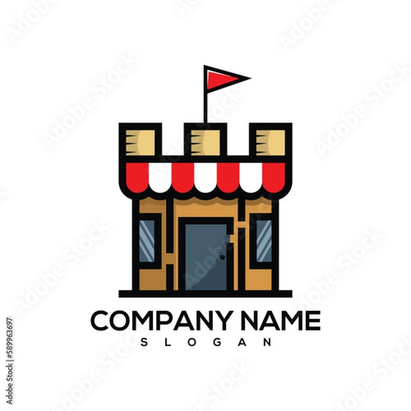 Obraz castle shop logo 