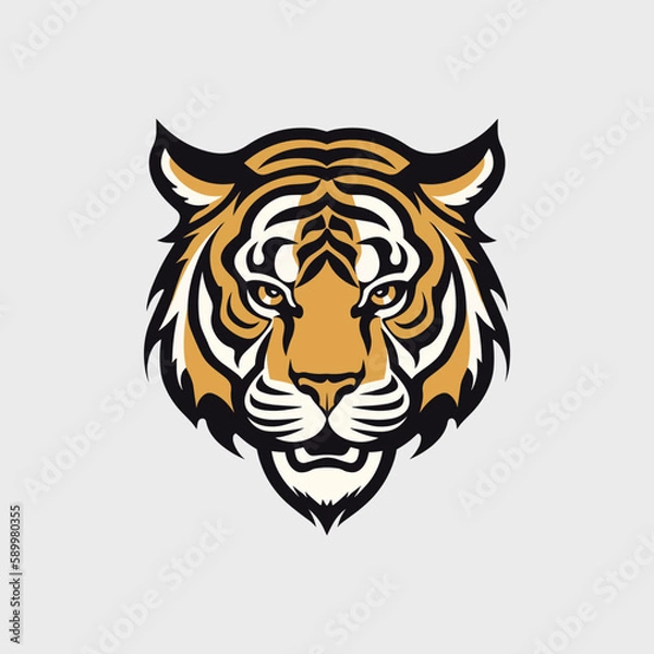 Obraz tiger head vector