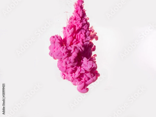 Fototapeta różowy dym