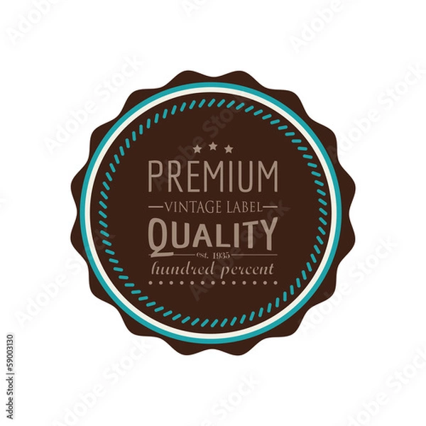 Obraz Premium label