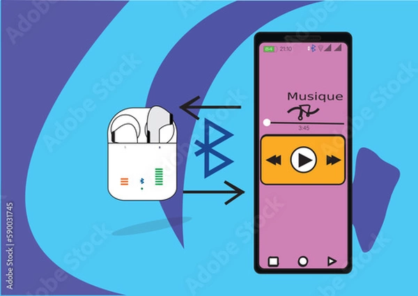 Obraz phone with icons 