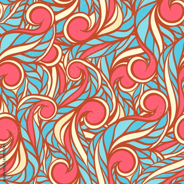 Obraz pink and blue pattern