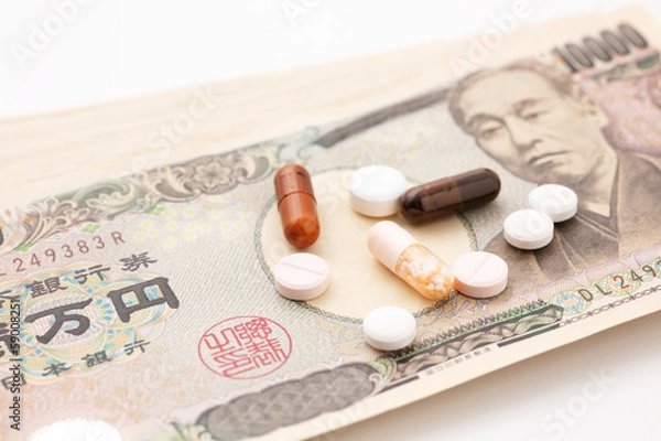 Obraz お金と薬