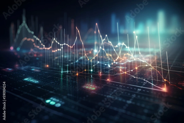 Fototapeta Advanced Technology for Intelligent Automation and Smart Manufacturing, Emerging Technologies for the Future of Industry and Business, generative AI