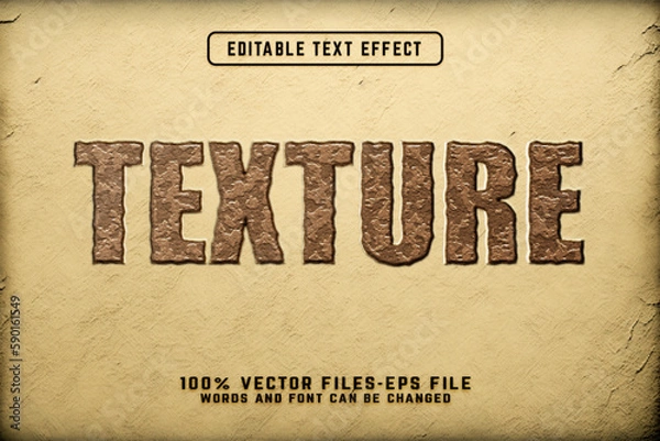 Obraz Texture vintage editable text effect