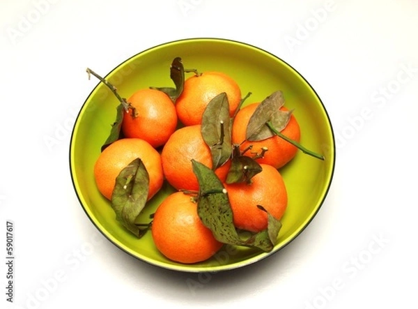 Obraz Натюрморт. Мандарины.