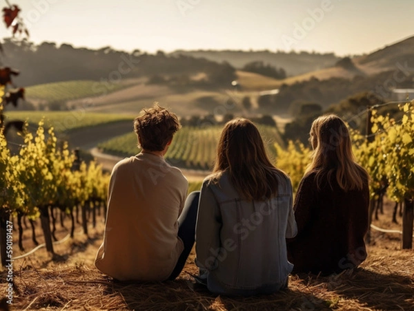 Obraz Three friends together