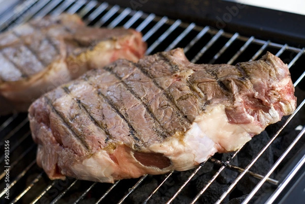 Obraz Cooking barbecue steak