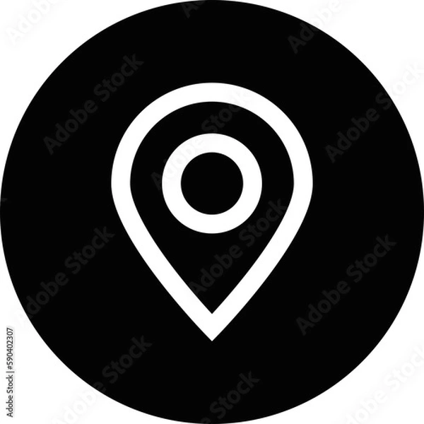 Fototapeta Maps Contact Icon Vector