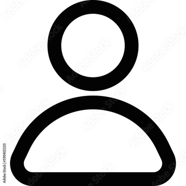 Obraz person contact icon vector