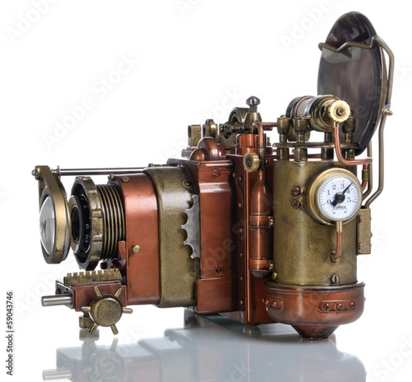 Obraz Copper Photo camera.