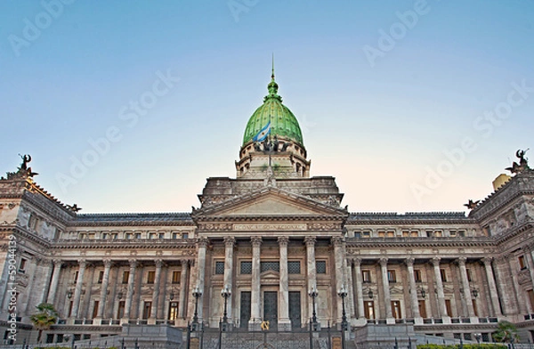 Fototapeta Budynek Kongresu w Buenos Aires, Argentyna