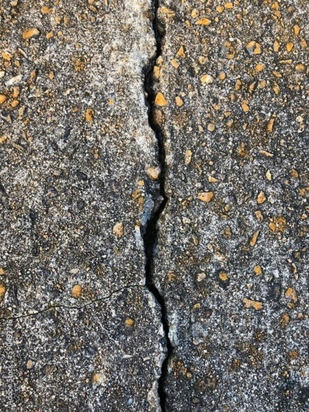 Fototapeta Cracked concrete background