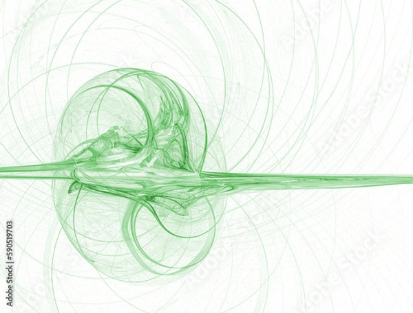 Fototapeta abstract green lines background design