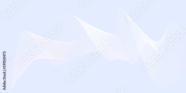 Fototapeta Modern and dynamic seamless abstract line background with waves geometric lines perfect for wallpaper, cover, card, flyer, template and any design.