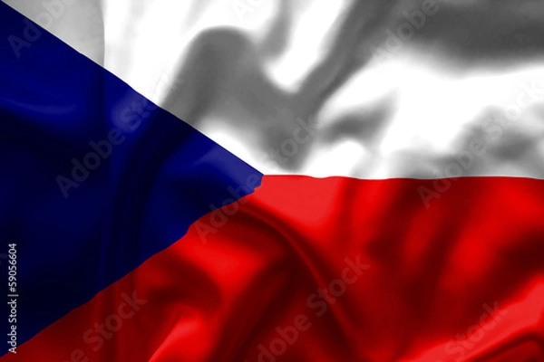 Obraz Czech Republic flag
