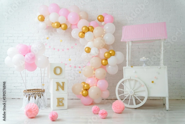 Obraz First year party decoration