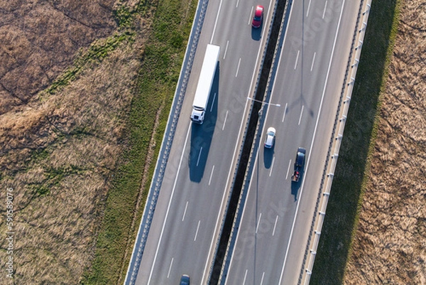 Obraz aerial view of the higway