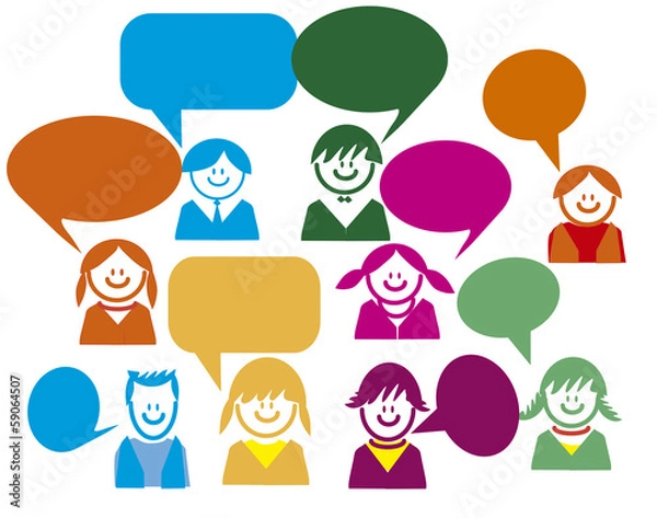 Fototapeta  Children talk