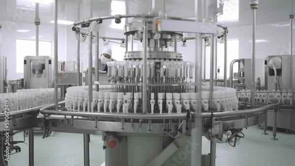 Fototapeta Where Innovation Takes Shape: Capturing the Beauty of our State-of-the-Art Factory