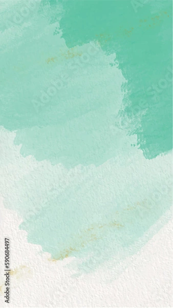Obraz abstract green watercolor background