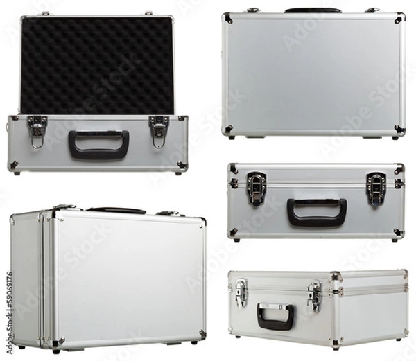 Obraz Metalowa walizka