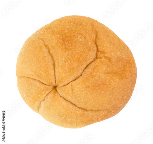 Obraz Freshly baked bulkie roll