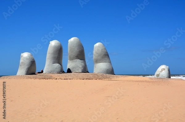 Obraz „Los Dedos”, Punta del Este, Urugwaj