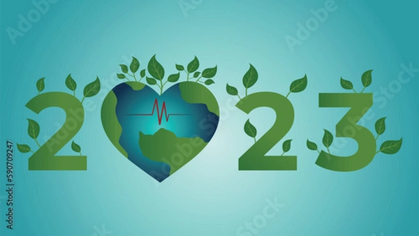 Obraz VECTOR WORLD HEALTH DAY BACKGROUND - 4