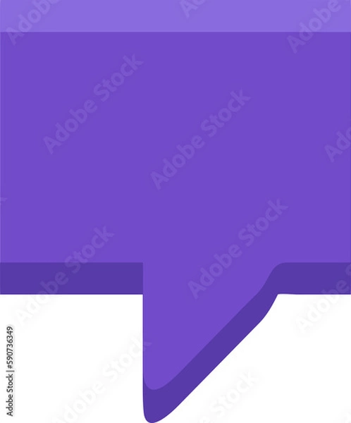 Obraz blank speech bubble and dialogue illustration