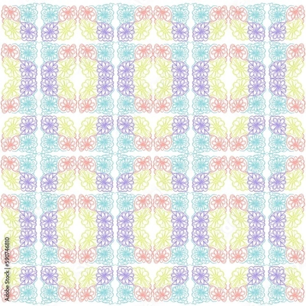 Obraz seamless pattern with flowers