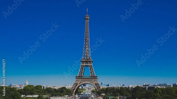 Fototapeta eiffel tower city