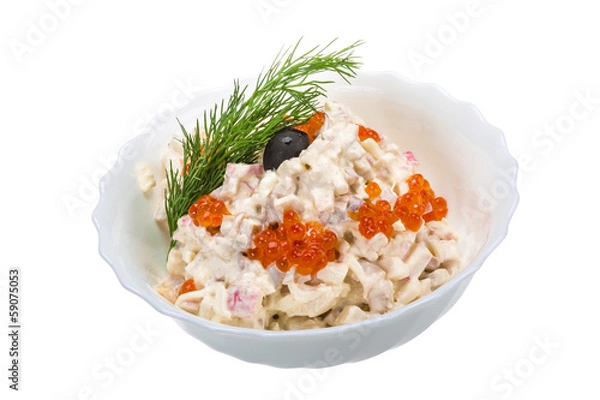 Obraz Seafood salad