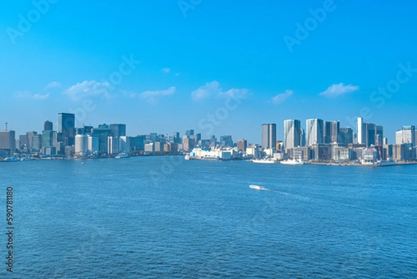 Obraz 東京湾　ベイエリア　都市景観　イメージ素材
